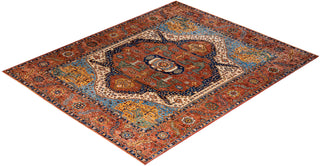 Serapi, One-of-a-Kind Hand-Knotted Area Rug  - Orange, 8' 2" x 9' 11"