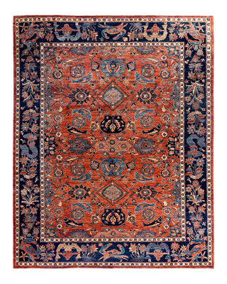 Traditional Serapi Wool Hand Knotted Red Area Rug 8' 11" x 11' 5"