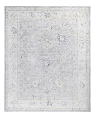 Traditional Oushak Wool Hand Knotted Beige Area Rug 7' 11" x 9' 9"