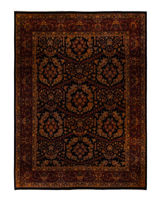 Modern Fine Vibrance Black Area Rug 9' 1" x 12' 4"