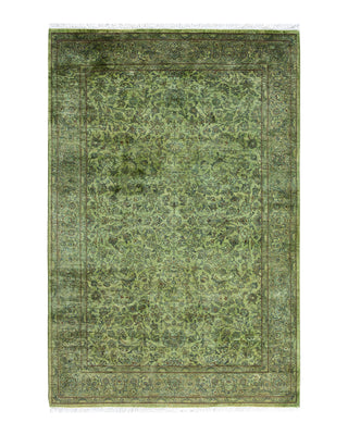 Fine Vibrance, One-of-a-Kind Hand-Knotted Area Rug - Brown, 4' 1" x 6' 3"