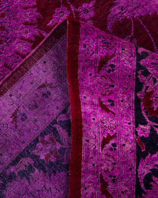 Fine Vibrance, One-of-a-Kind Hand-Knotted Area Rug  - Pink, 9' 3" x 12' 5"