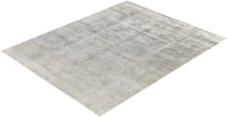 Traditional Floral Wool, Silk Hand Knotted Beige Area Rug 8' 1" x 10' 2"