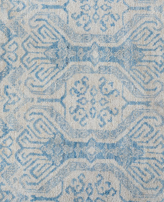 Traditional Floral Wool Hand Knotted Ivory Area Rug 8' 1" x 10' 2"