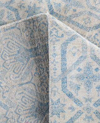 Traditional Floral Wool Hand Knotted Ivory Area Rug 8' 1" x 10' 2"