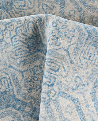 Traditional Floral Wool Hand Knotted Ivory Area Rug 8' 1" x 10' 2"