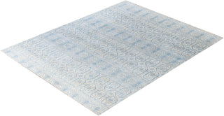 Traditional Floral Wool Hand Knotted Ivory Area Rug 8' 1" x 10' 2"