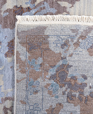 Traditional Abstarct Wool, Silk Hand Knotted Gray Area Rug 8' 4" x 10' 3"