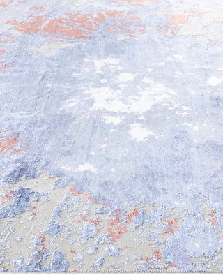 Traditional Abstarct Silk, Wool Hand Knotted Beige Area Rug 8' 2" x 10' 1"