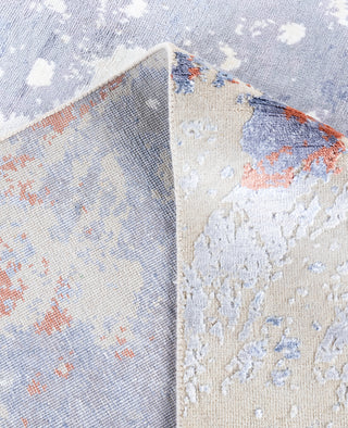 Traditional Abstarct Silk, Wool Hand Knotted Beige Area Rug 8' 2" x 10' 1"