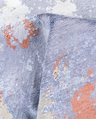 Traditional Abstarct Silk, Wool Hand Knotted Beige Area Rug 8' 2" x 10' 1"