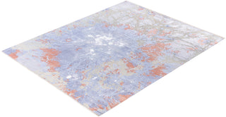 Traditional Abstarct Silk, Wool Hand Knotted Beige Area Rug 8' 2" x 10' 1"