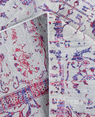 Traditional Abstarct Wool, Silk Hand Knotted Gray Area Rug 8' 1" x 10' 3"