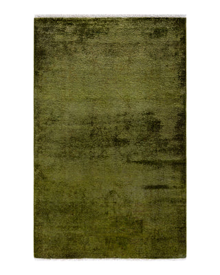 Modern Fine Vibrance Green Area Rug 3' 2" x 5' 1"