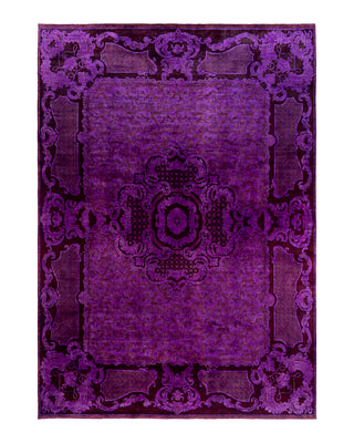 Fine Vibrance, One-of-a-Kind Handmade Area Rug - Purple, 10' 2" x 14' 0"