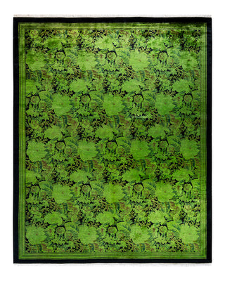 Modern Fine Vibrance Green Area Rug 8' 1" x 10' 1"