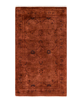 Modern Fine Vibrance Brown Area Rug 3' 2" x 5' 7"