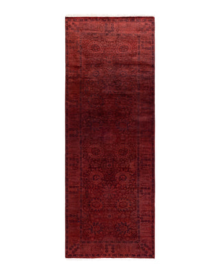 Modern Fine Vibrance Red Runner 3' 2" x 8' 7"