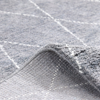 Shaggy Moroccan Hand-Knotted Bohemian Area Rug