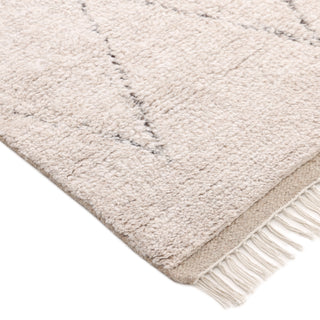 Shaggy Moroccan Hand-Knotted Bohemian Area Rug