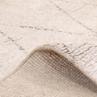 Shaggy Moroccan Hand-Knotted Bohemian Area Rug