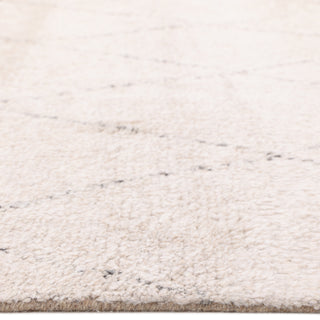 Shaggy Moroccan Hand-Knotted Bohemian Area Rug