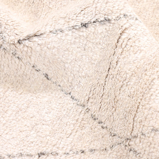 Shaggy Moroccan Hand-Knotted Bohemian Area Rug