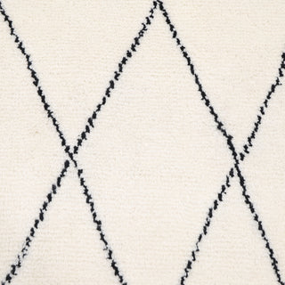 Shaggy Moroccan Hand-Knotted Bohemian Area Rug