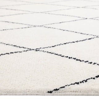 Shaggy Moroccan Hand-Knotted Bohemian Area Rug