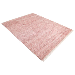 Shaggy Moroccan Hand-Knotted Bohemian Area Rug