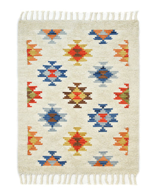 Roger Hand-Knotted Bohemian Shaggy Moroccan Area Rug