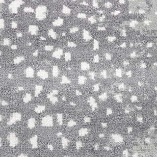 Louis Hand Knotted Contemporary Modern Animal Print Wool Black Area Rug