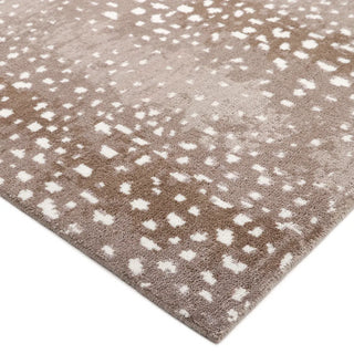 Louis Hand Knotted Contemporary Modern Animal Print Wool Black Area Rug