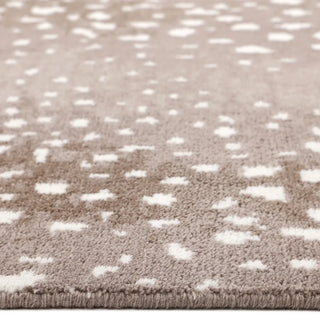 Louis Hand Knotted Contemporary Modern Animal Print Wool Black Area Rug