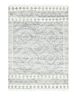 Ellery Hand-Knotted Bohemian Shaggy Moroccan Area Rug