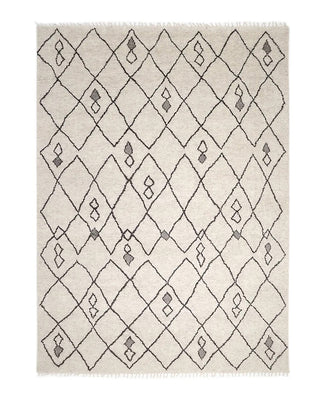 Amina Hand-Knotted Bohemian Moroccan Area Rug