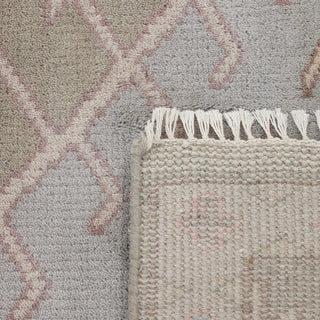 Utica Hand Knotted Modern - Contemporary Gray Area Rug