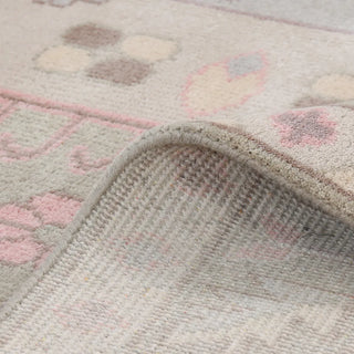 Utica Hand Knotted Modern - Contemporary Gray Area Rug