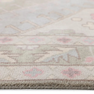 Utica Hand Knotted Modern - Contemporary Gray Area Rug