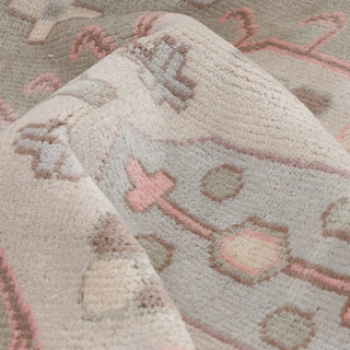 Utica Hand Knotted Modern - Contemporary Gray Area Rug
