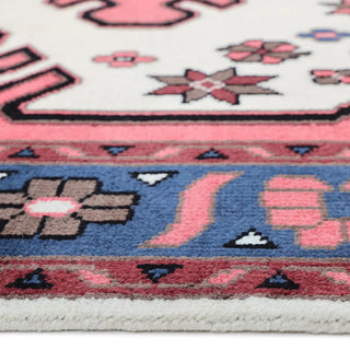 Gobi Hand Knotted Boho Ivory Area Rug