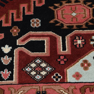 Mojave Hand Knotted Boho Black Area Rug