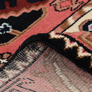 Mojave Hand Knotted Boho Black Area Rug