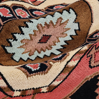 Mojave Hand Knotted Boho Black Area Rug
