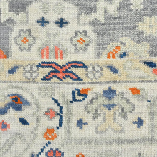 Hollis Hand Knotted Contemporary Transitional Light Gray Area Rug