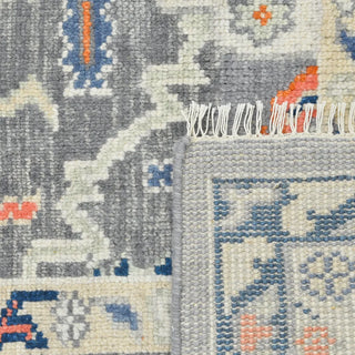 Hollis Hand Knotted Contemporary Transitional Light Gray Area Rug