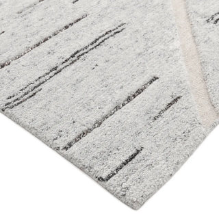 Chelsea Hand Knotted Contemporary Modern Light Gray Area Rug
