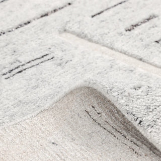 Chelsea Hand Knotted Contemporary Modern Light Gray Area Rug