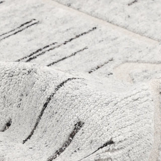 Chelsea Hand Knotted Contemporary Modern Light Gray Area Rug
