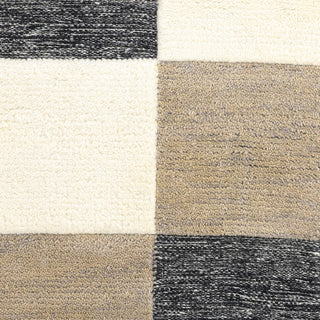 Livingston Hand Knotted Contemporary Modern Brown Area Rug
